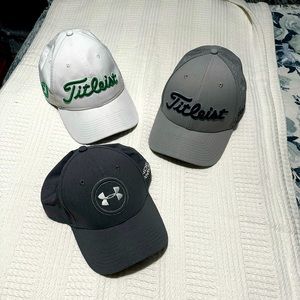Golf Hats-Under Armour & Titlelist